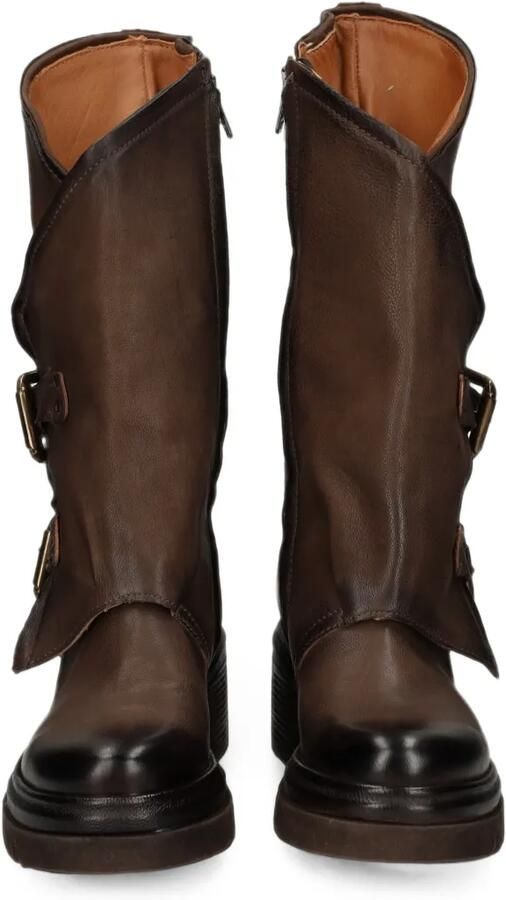 A.S.98 Easton buckle-fastening leather boots Bruin - Foto 4