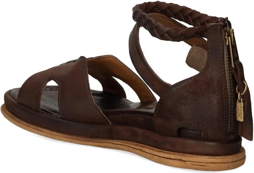 A.S.98 Gevlochten sandalen Bruin - Foto 3
