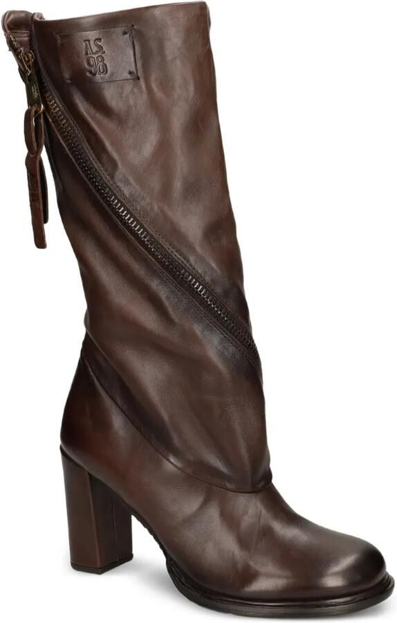 A.S.98 Larkin zip-detail heeled boots Bruin - Foto 2