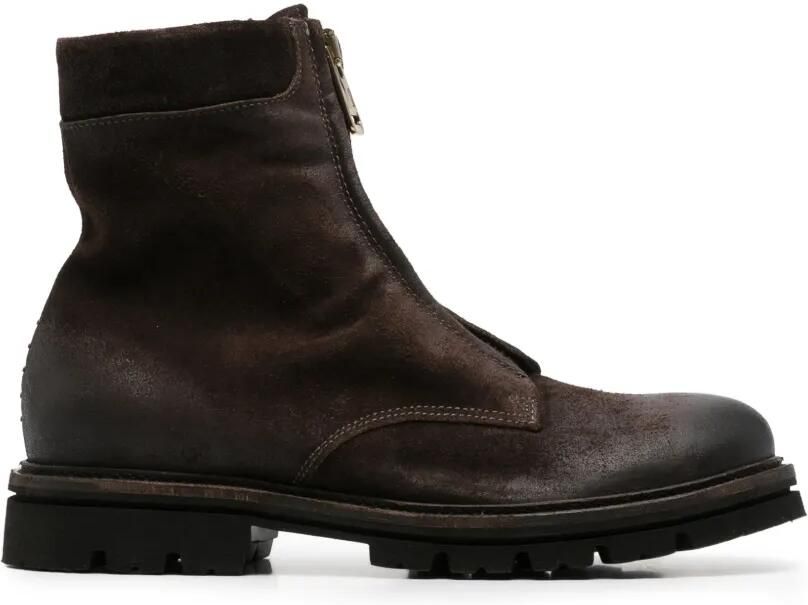 A.S.98 Leren laarzen Bruin