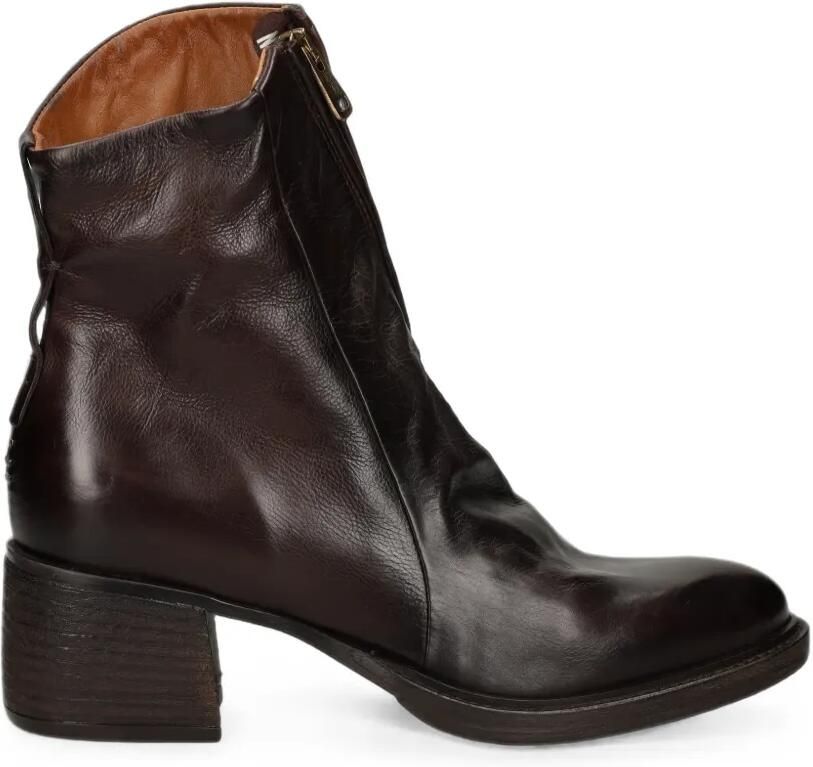 A.S.98 Lira front-zip leather boots Bruin