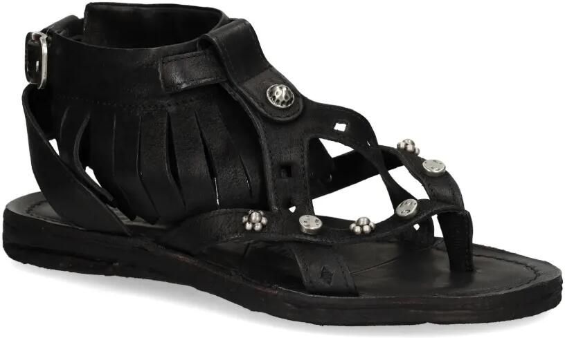 A.S.98 Sandalen met franje Zwart - Foto 3