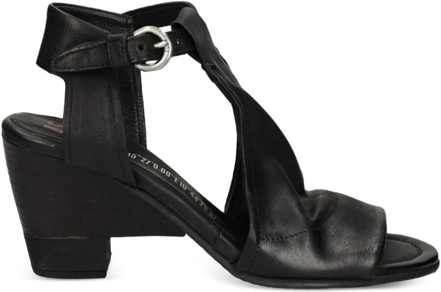 A.S.98 Sandalen met gespsluiting Zwart