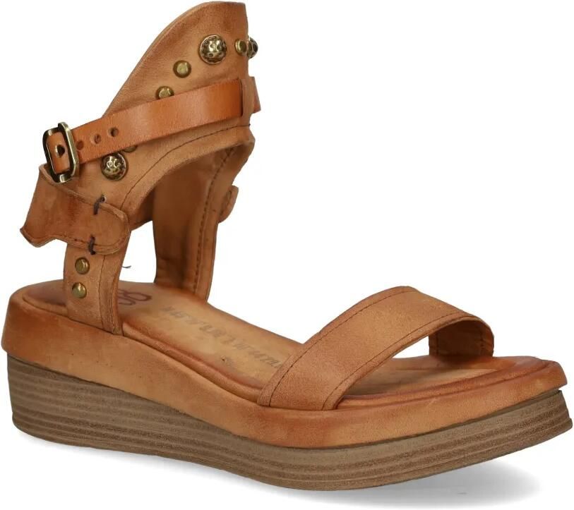 A.S.98 Sandalen met studs Bruin - Foto 4