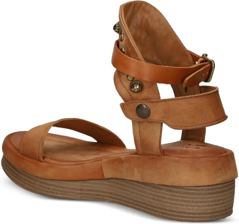 A.S.98 Sandalen met studs Bruin - Foto 3