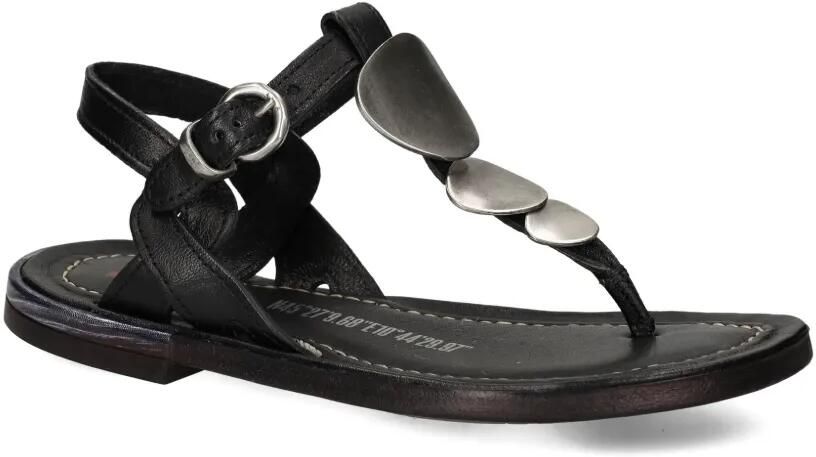 A.S.98 Sandalen met T-bandje Zwart