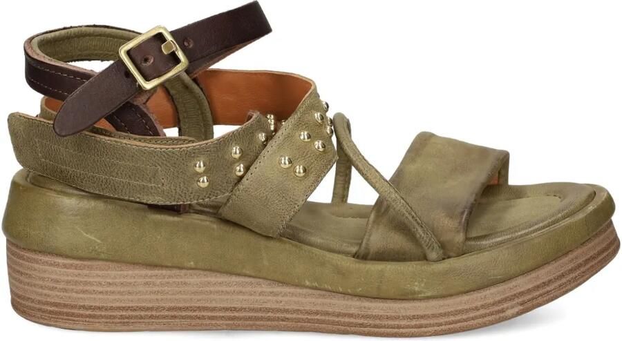 A.S.98 Shiloh sandalen met studs Grijs