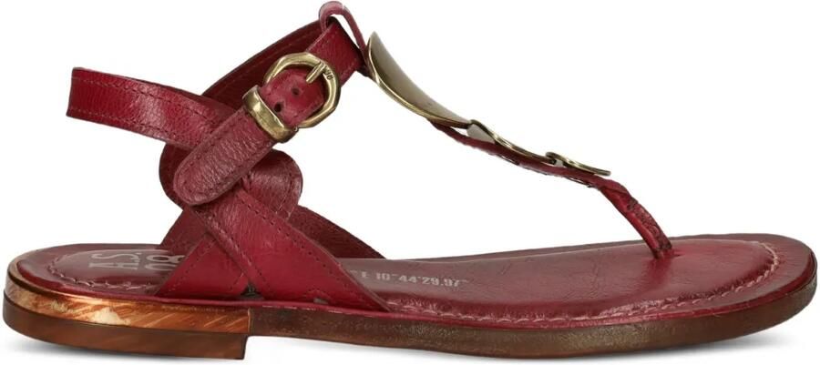 A.S.98 Verfraaide sandalen Rood