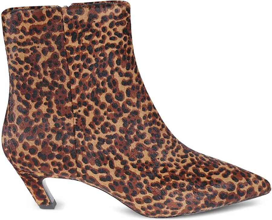 Ash 50 mm Vicky enkellaarzen met luipaardprint Bruin