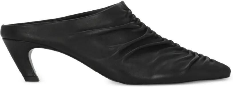 Ash 50 mm Viva leren pumps Zwart