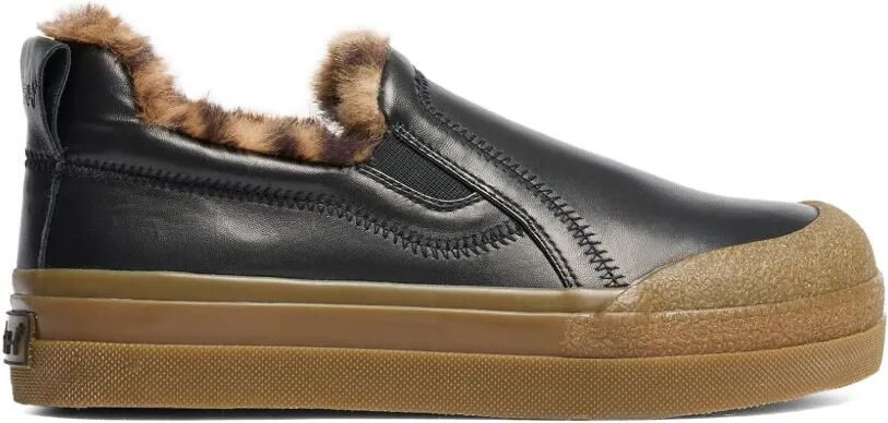 Ash Anemone slip-on sneakers met afwerking Zwart