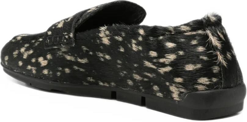 Ash animal-print loafers Zwart - Foto 3