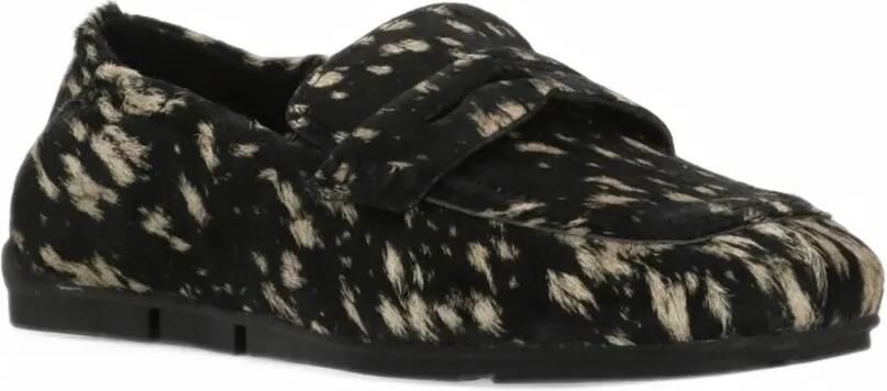 Ash Barkley loafers met dierenprint Zwart - Foto 4