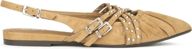 Ash Bianca ballerina's met studs Beige