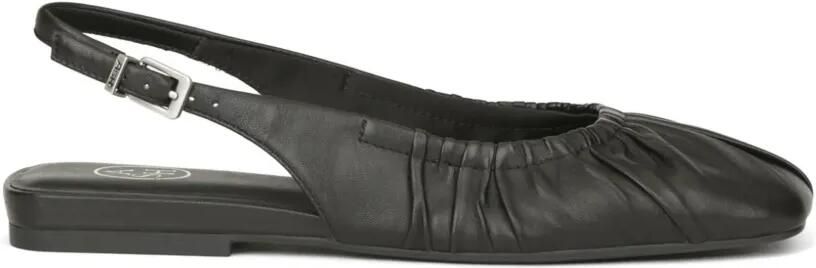 Ash Bibi platte slingback pumps met ruches Zwart