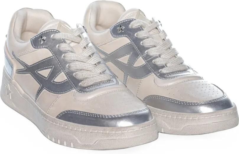 Ash Blake sneakers met metallic-effect en vlakken Wit - Foto 4