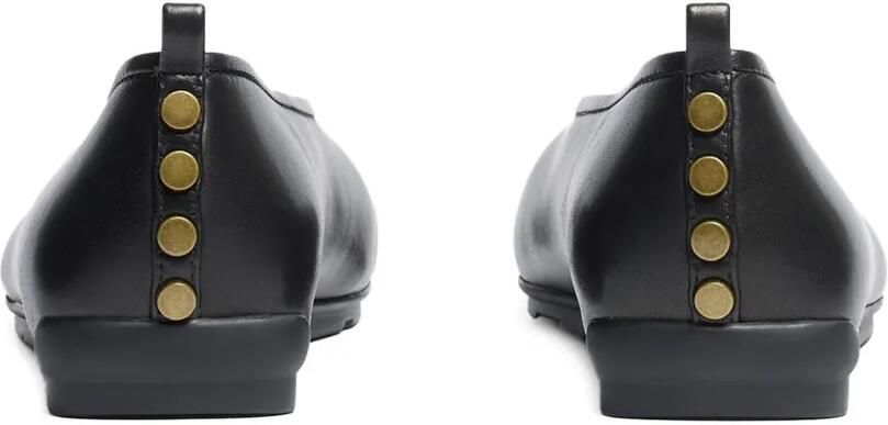 Ash Breeze leren ballerina's met studs en voering Zwart - Foto 2