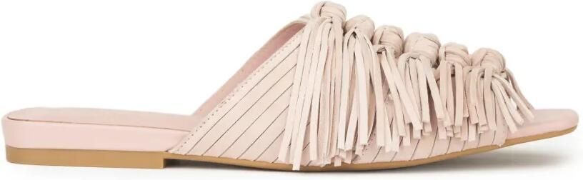Ash Brigitte fringe-detail sandals Roze