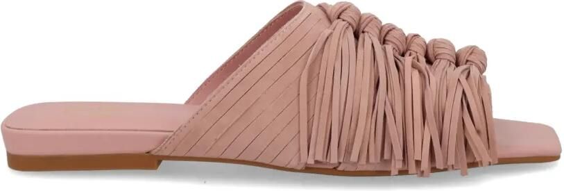 Ash Brigitte geknoopte sandalen met franje Roze