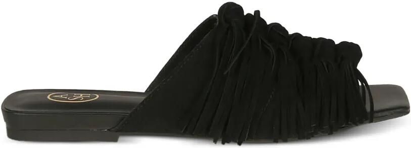 Ash Brigitte geknoopte sandalen met franje Zwart
