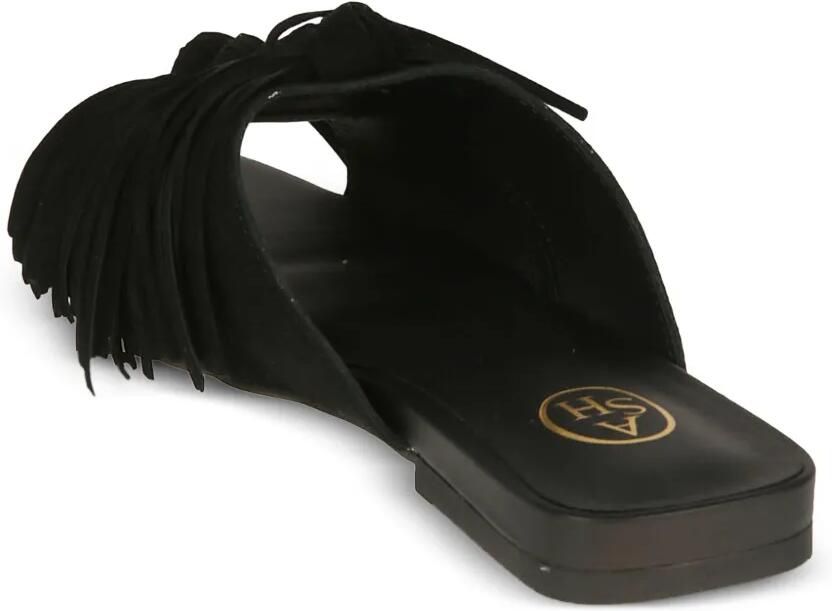 Ash Brigitte geknoopte sandalen met franje Zwart - Foto 2
