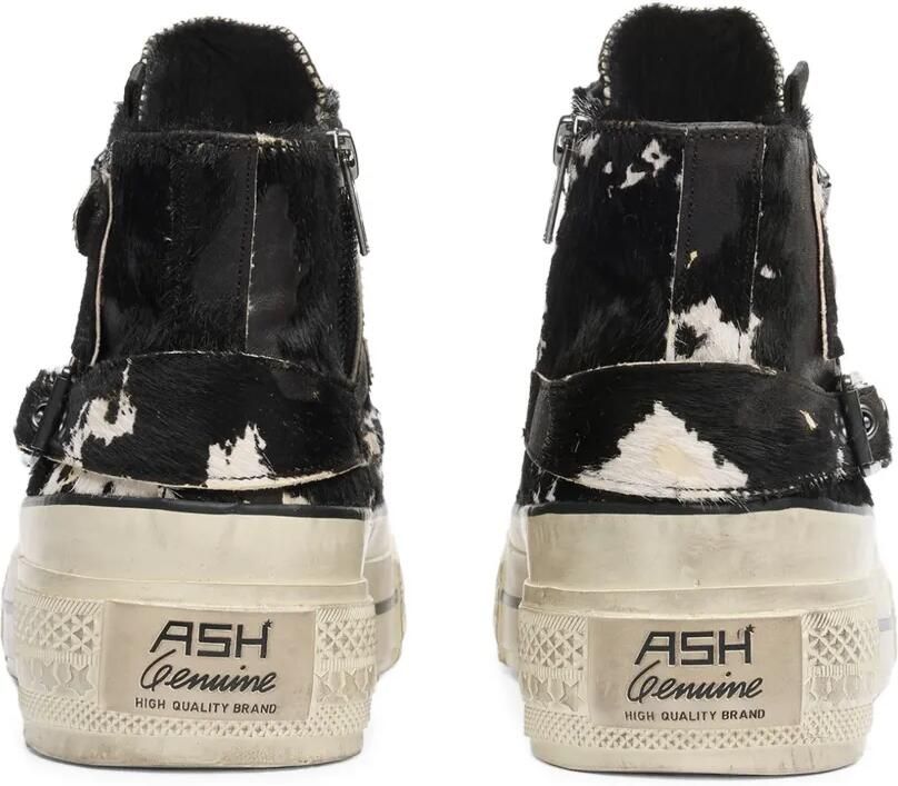 Ash buckled pony-hair sneakers Zwart - Foto 2