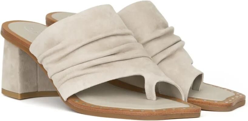 Ash Corine ruched toe-post sandals Grijs - Foto 3