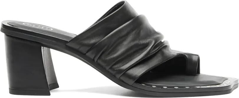 Ash Corine sandalen met ruches Zwart