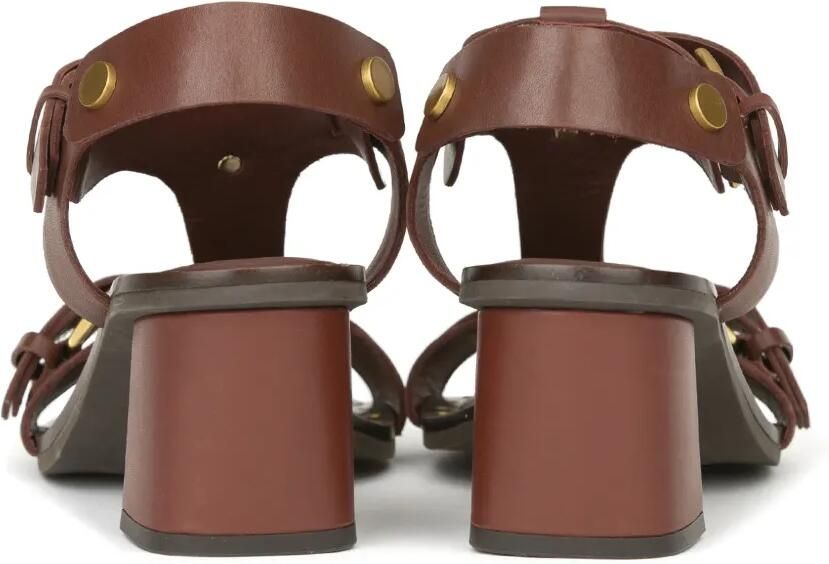Ash Criss calf leather sandals Bruin - Foto 2