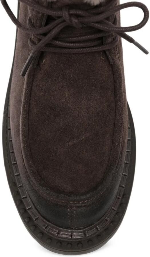 Ash Demi faux-fur trim lace-up boots Bruin - Foto 3