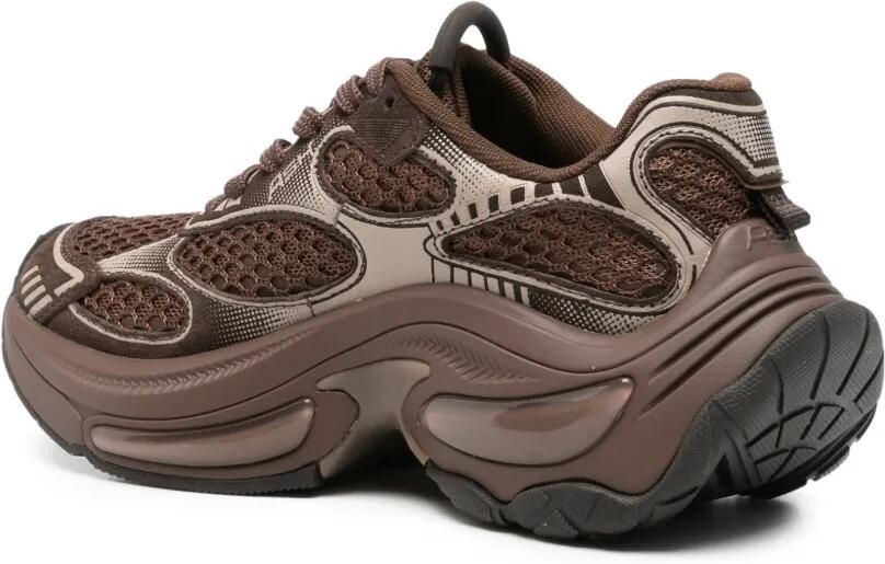 Ash Dragon chunky sneakers met vlakken Bruin - Foto 3
