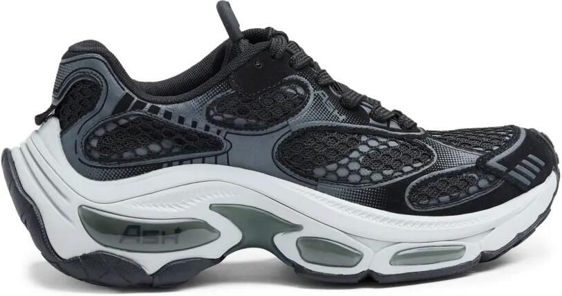 Ash Dragon sneakers met mesh vlak Zwart