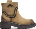 Ash Duffie leren enkellaarzen Beige - Beige