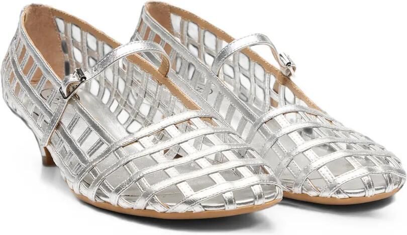 Ash Ego pumps met kooidetail en hak Zilver - Foto 3