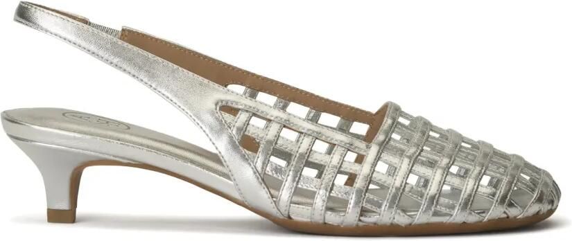 Ash Enji slingback pumps met hak Zilver