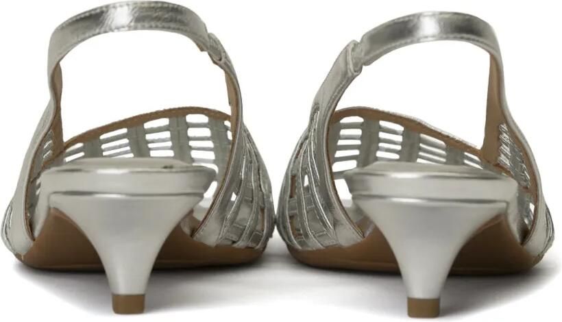 Ash Enji slingback pumps met hak Zilver - Foto 2
