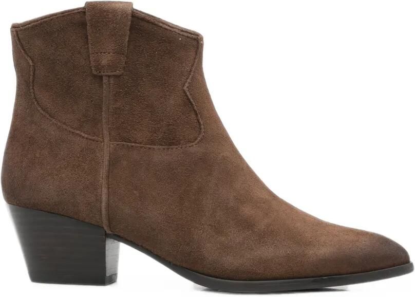 Ash Fame suède enkellaarzen Bruin