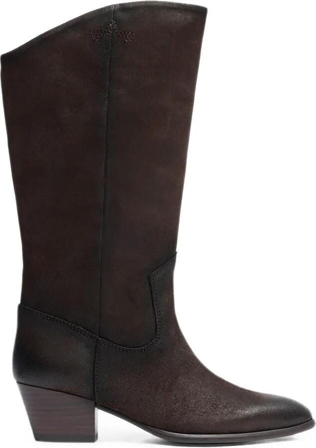 Ash Freedom leren cowboylaarzen Bruin
