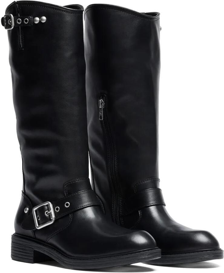 Ash Freesia bikerlaarzen met gespdetail Zwart - Foto 2