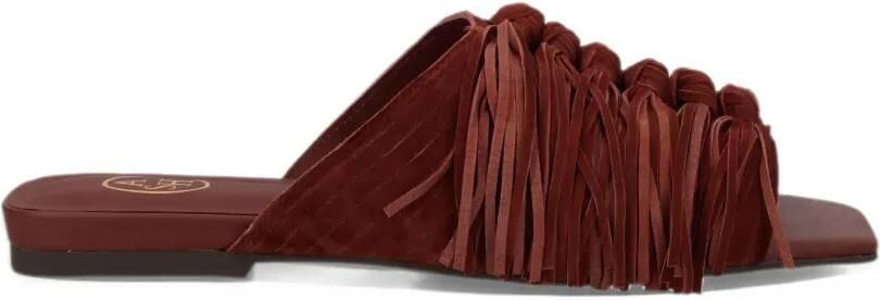 Ash fringe-detail flat sandals Bruin
