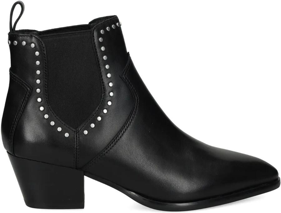 Ash Funk leren laarzen met studs Zwart