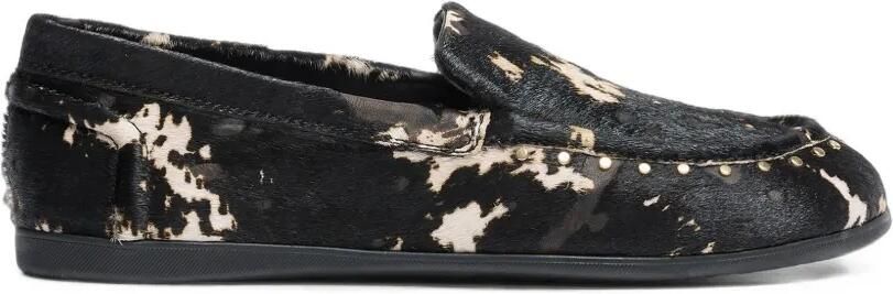 Ash Jasper loafers met kalfshaar Zwart