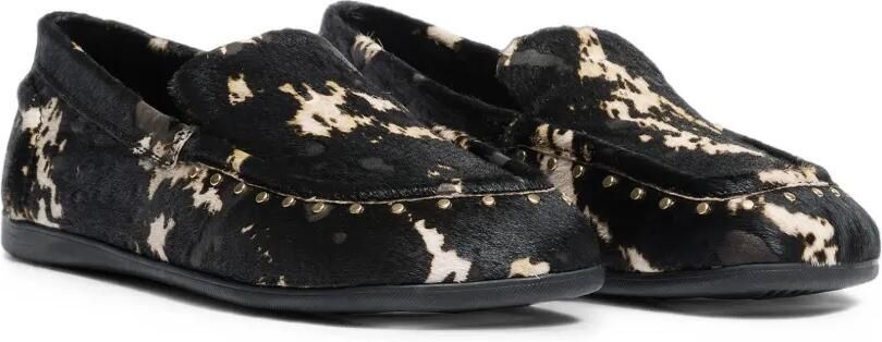 Ash Jasper loafers met kalfshaar Zwart - Foto 3