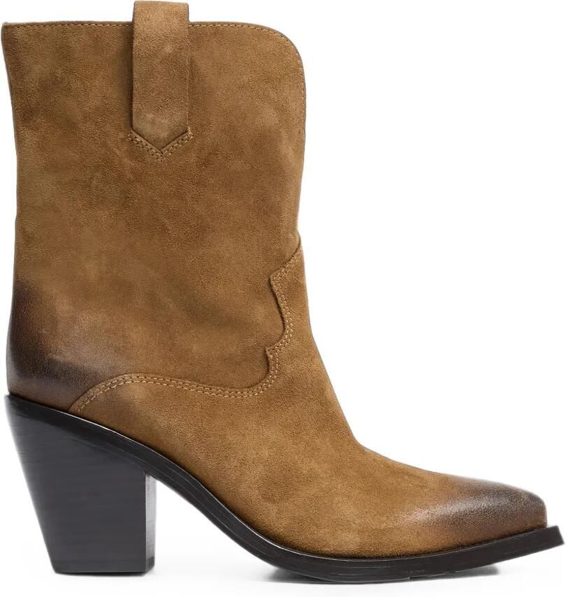 Ash Jester enkellaarzen met Western-stijl Bruin