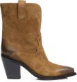 Ash Jester enkellaarzen met Western-stijl Bruin - Bruin
