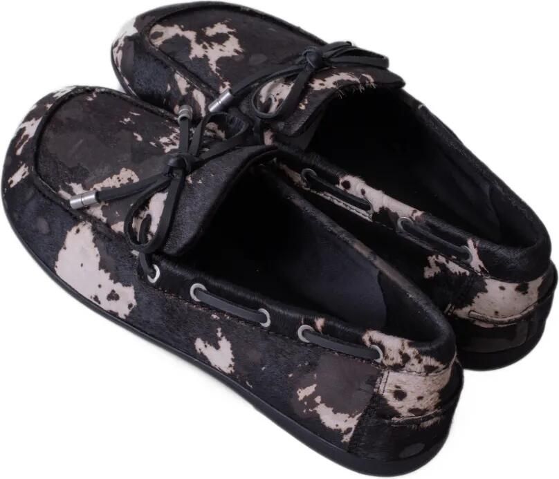 Ash Joker kalfshaar loafers met strikdetail Zwart - Foto 3