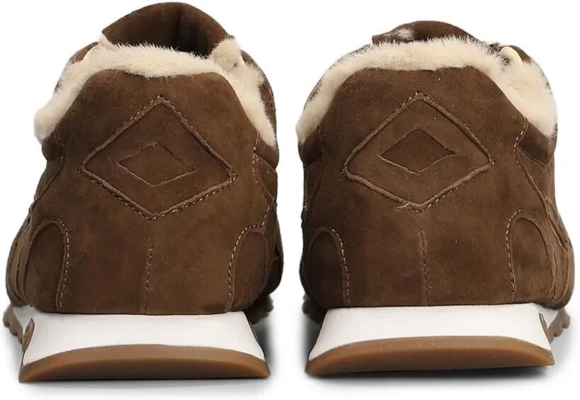 Ash KASAR FUR leren low-top sneakers Bruin - Foto 3