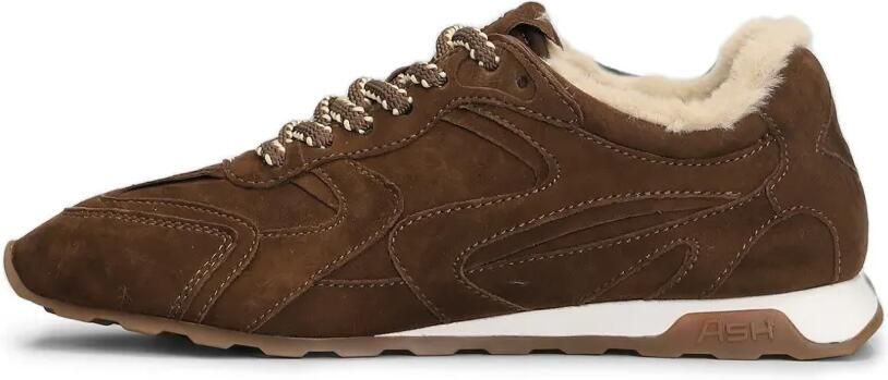 Ash KASAR FUR leren low-top sneakers Bruin - Foto 5
