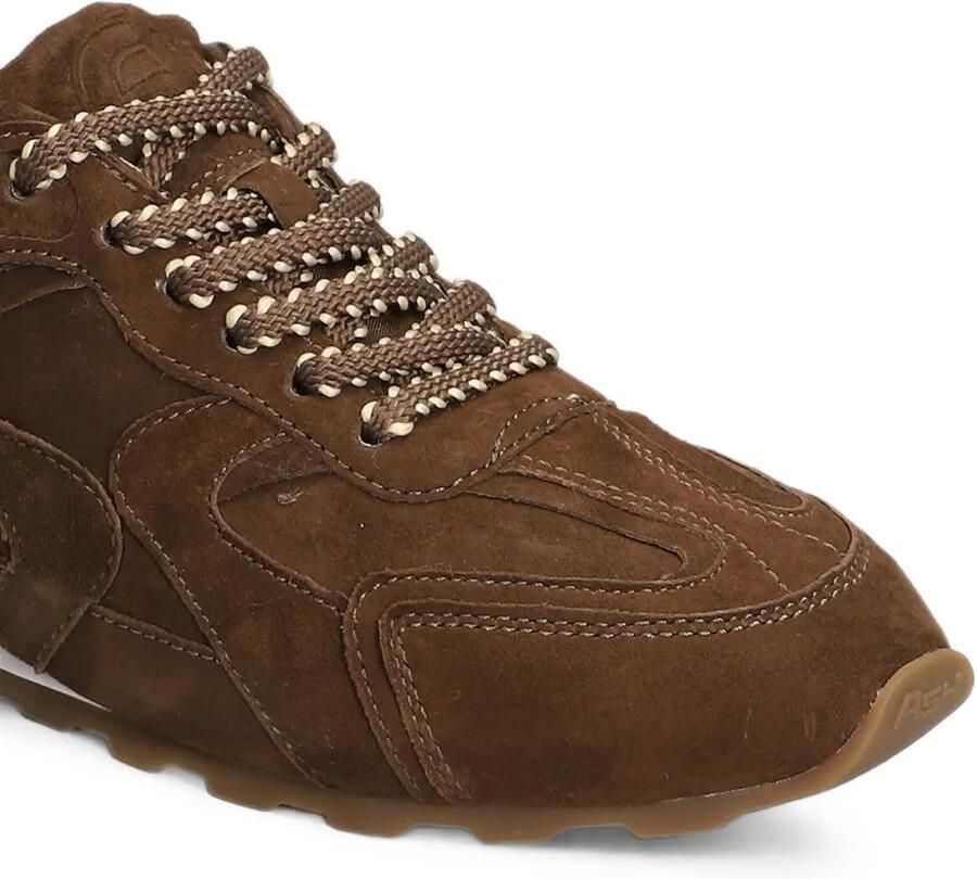 Ash KASAR FUR leren low-top sneakers Bruin - Foto 2