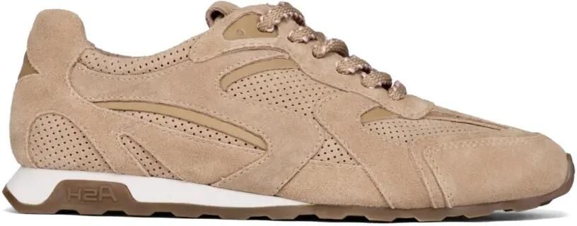 Ash Kasar sneakers met geperforeerde details en vlakken Beige